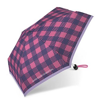 Benetton Ultra Mini Flat Checks pink