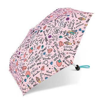 Benetton Ultra Mini Flat girlie pink